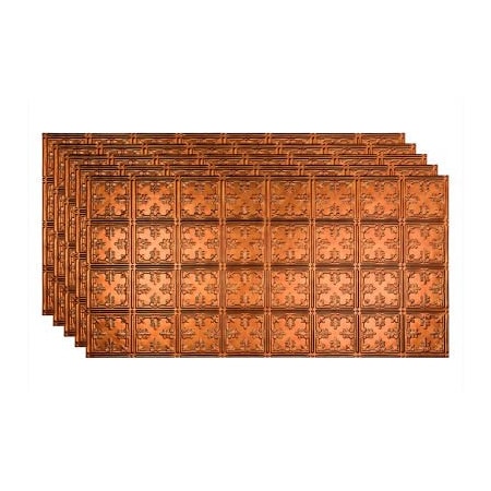 Acoustic Ceiling Products Fasade Traditonal 10 - 48-3/8" x 24-3/8" PVC Glue Up Tile in Antique Bronze - PG5831